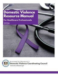 Image of cover of the DVCC DV Resource Manual for Healthcare Professionals